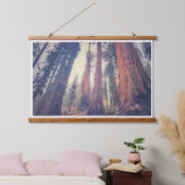 Sequoia Forest Wandteppich Mit Holzrahmen (Schlafzimmer)