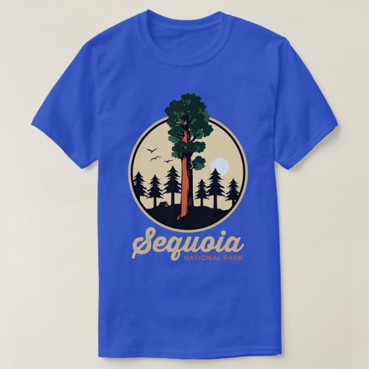 Sequoia General Sherman Tree Camping Sequoia Natio T-Shirt (Design vorne)