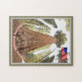 Sequoia - General Sherman Tree - Vereinigte Staate Puzzle (Horizontal)