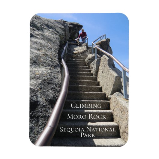 Sequoia Kings Canyon Moro Rock Magnet (Vertikal)