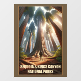 Sequoia & Kings Canyon Nationalparks Fensteraufkleber