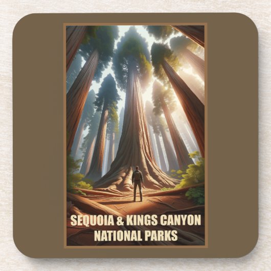Sequoia & Kings Canyon Nationalparks Getränkeuntersetzer (Vorderseite)