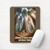 Sequoia & Kings Canyon Nationalparks Mousepad (Mit Mouse)