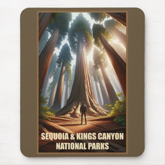 Sequoia & Kings Canyon Nationalparks Mousepad (Vorne)