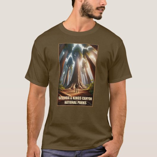 Sequoia & Kings Canyon Nationalparks T-Shirt (Vorderseite)