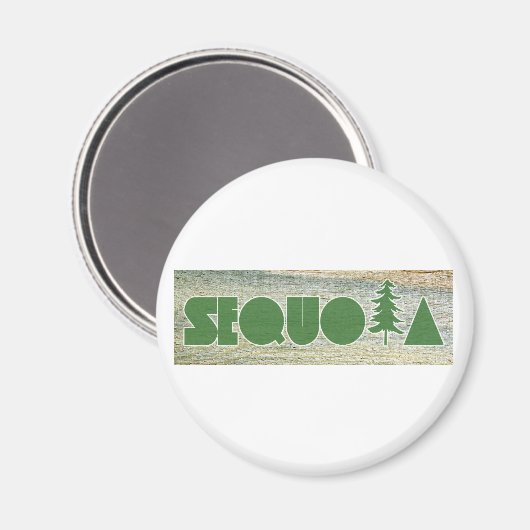 Sequoia Magnet (Vorderseite/Rückseite)