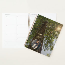 Sequoia mit Sunburst Date und Foto Personal Planer