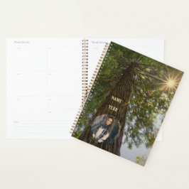 Sequoia mit Sunburst Date und Foto Personal Planer