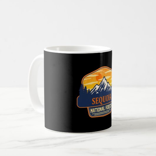 Sequoia National Forest � Geheimnisse der Wildnis Kaffeetasse (Vorderseite Links)