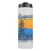 Sequoia National Forest Mountain Scenery Thermosbecher (Vorderseite)