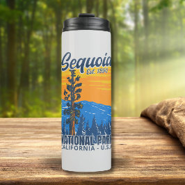 Sequoia National Forest Mountain Scenery Thermosbecher