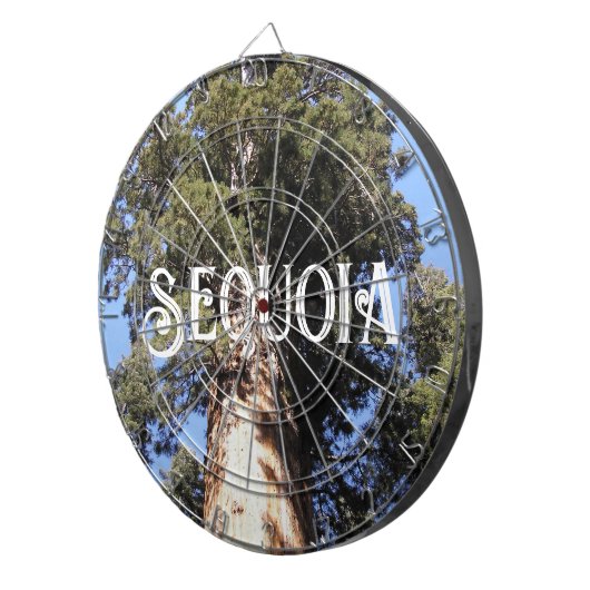 Sequoia National Forest Riant Tree Dartscheibe (Vorderseite rechts)