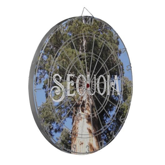 Sequoia National Forest Riant Tree Dartscheibe (Vorderseite Links)