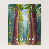 Sequoia National Park | California Art Puzzle (Vertikal)