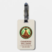 Sequoia National Park Gepäckanhänger (Rückseite vertikal)