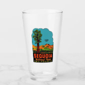 Sequoia National Park, Kalifornien - Pint Glass Glas (Vorderseite)