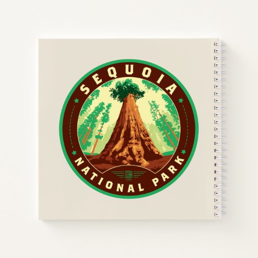 Sequoia National Park Notizblock (Rückseite)