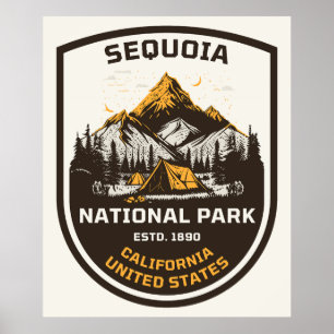 Sequoia National Park Outdoor und Natur Poster