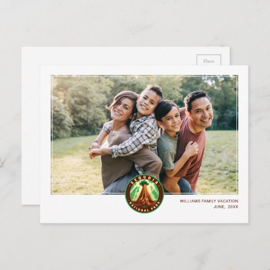 Sequoia National Park Postkarte (Vorne/Hinten)