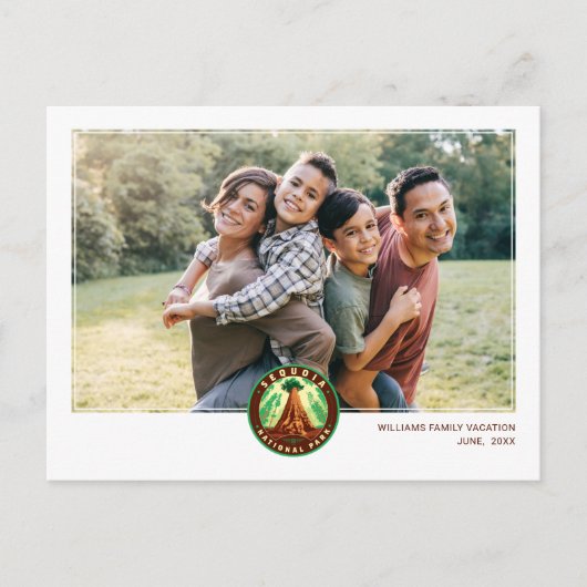 Sequoia National Park Postkarte (Vorderseite)