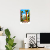 Sequoia National Park Travel Print Poster (Heimbüro)