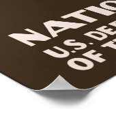 Sequoia National Park Vintage Travel Poster (Ecke)