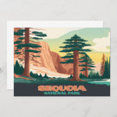 Sequoia Nationalpark Bäume Berge (Vorne/Hinten)