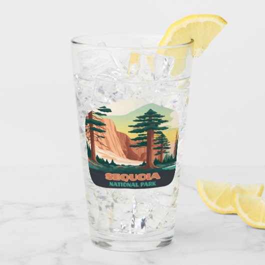 Sequoia Nationalpark Bäume Berge Glas (Rückseite Ice)