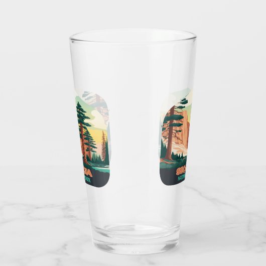 Sequoia Nationalpark Bäume Berge Glas (Rechts)