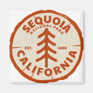 Sequoia Nationalpark California Magnet