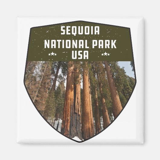 Sequoia Nationalpark California Magnet (Vorne)