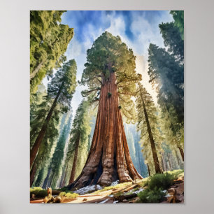 Sequoia Nationalpark California Poster