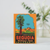 Sequoia Nationalpark California Postkarte (Stehend Vorderseite)
