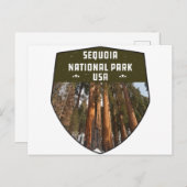 Sequoia Nationalpark California Postkarte (Vorne/Hinten)