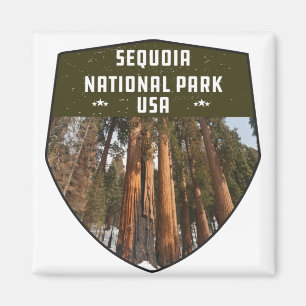 Sequoia-Nationalpark California-Sequoiden Magnet