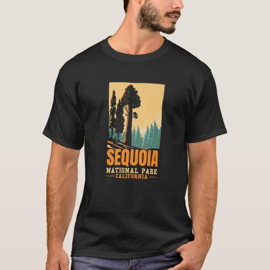 Sequoia Nationalpark California T-Shirt (Vorderseite)