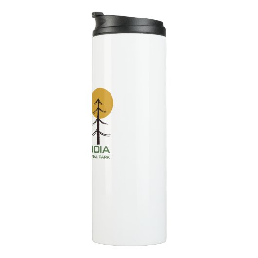 Sequoia Nationalpark California Thermosbecher (Nach rechts gedreht)