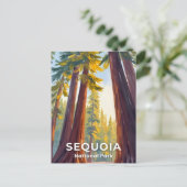 Sequoia-Nationalpark | California Travel Postkarte (Stehend Vorderseite)
