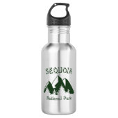 Sequoia-Nationalpark Edelstahlflasche (Vorderseite)