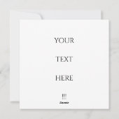 Sequoia-Nationalpark Feiertagskarte (Rückseite)