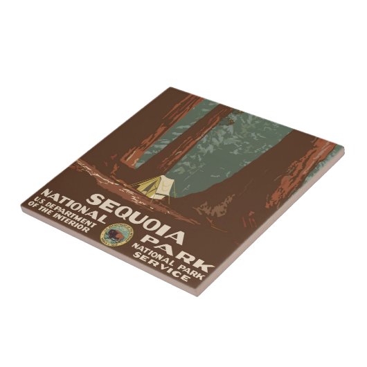 Sequoia-Nationalpark Fliese (Seite)