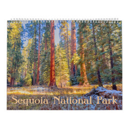 Sequoia Nationalpark Forest Landscapes Kalender