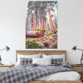 Sequoia Nationalpark Forest Landschaft Leinwanddruck (Insitu (Schlafzimmer))