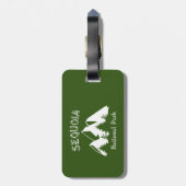 Sequoia-Nationalpark Gepäckanhänger (Rückseite vertikal)