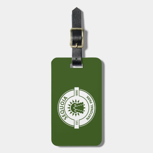 Sequoia Nationalpark Gepäckanhänger (Vorderseite vertikal)