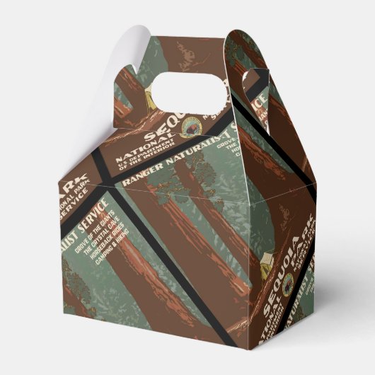 Sequoia-Nationalpark Geschenkschachtel (Rückseite)