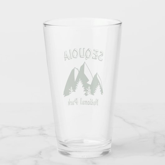 Sequoia-Nationalpark Glas (Rückseite)