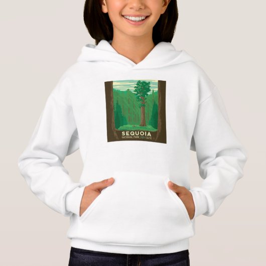 Sequoia-Nationalpark Hoodie (Vorderseite)