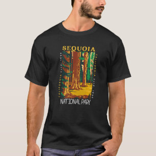 Sequoia Nationalpark Kalifornien gestörter Vintag T-Shirt
