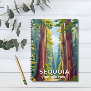Sequoia-Nationalpark Kalifornien Reise Notizblock